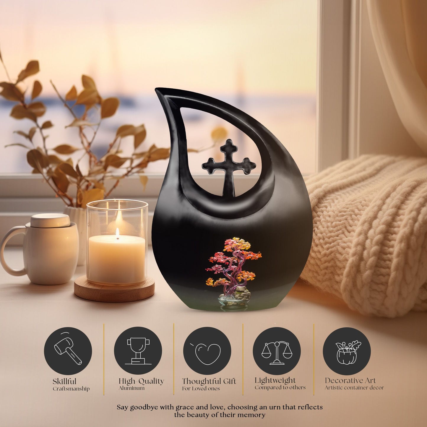 Affordable Autumnal Resonance Urn