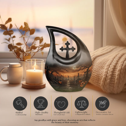 Halloween Moonlight Urn