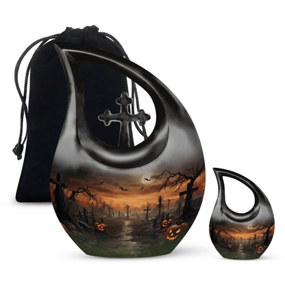 Halloween Moonlight Urn