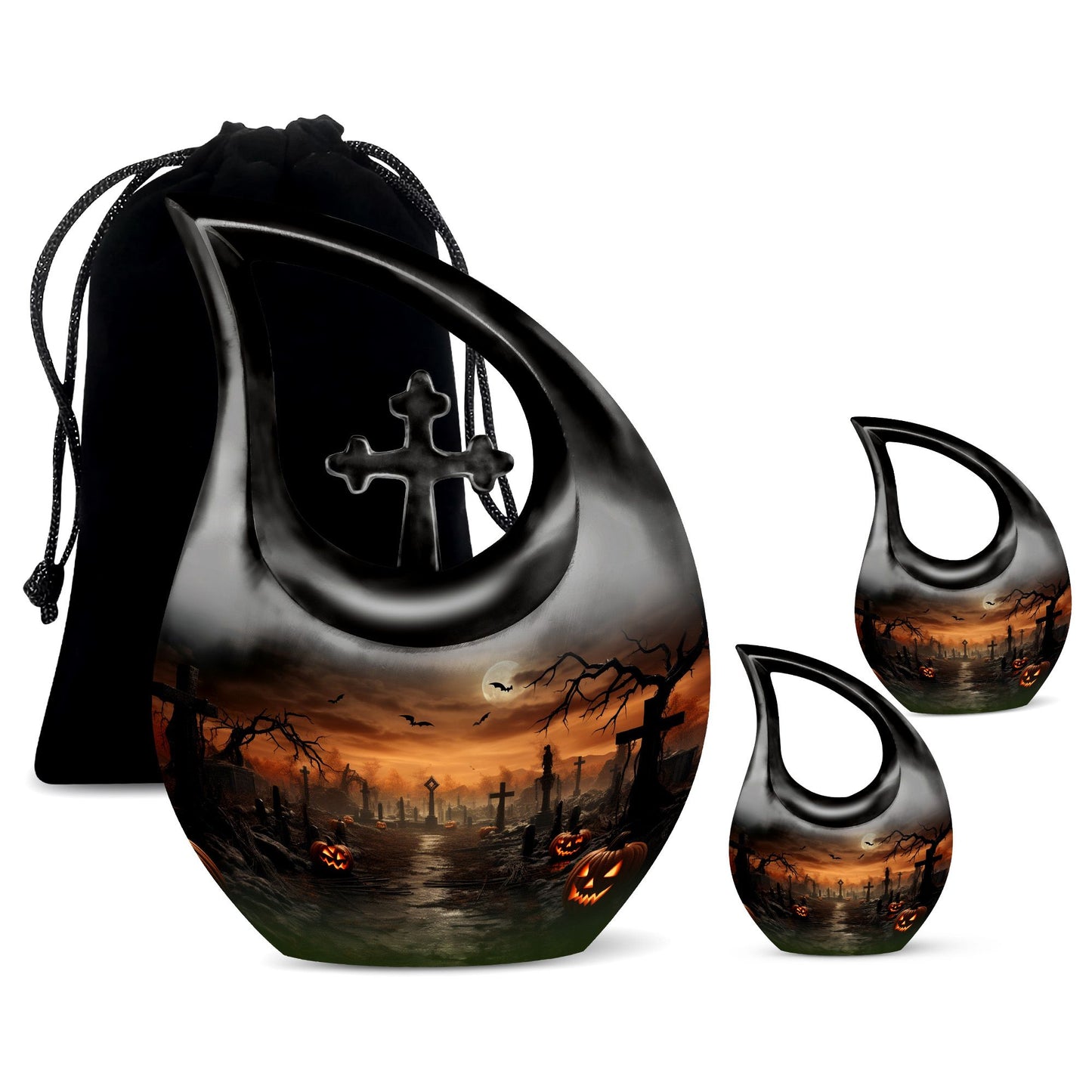Halloween Moonlight Urn