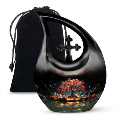 Crimson Eclipse Sanctuary Urn