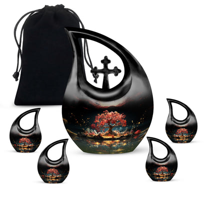Crimson Eclipse Sanctuary Urn