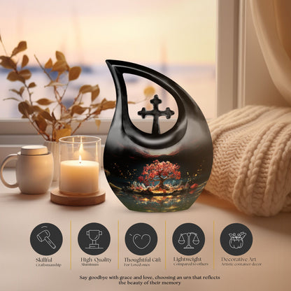 Crimson Eclipse Sanctuary Urn