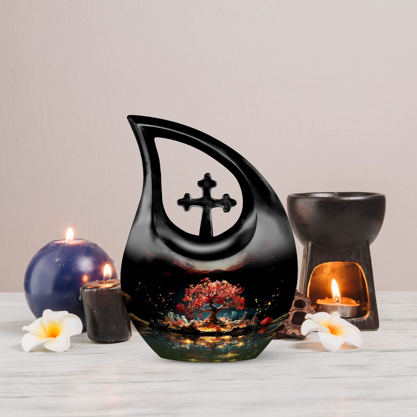 Crimson Eclipse Sanctuary Urn