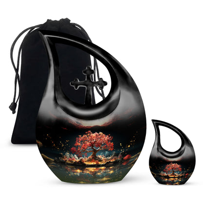 Crimson Eclipse Sanctuary Urn