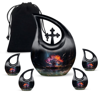 Enchanted Twilight Cross Drop urn