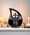 Enchanted Twilight Cross Drop urn