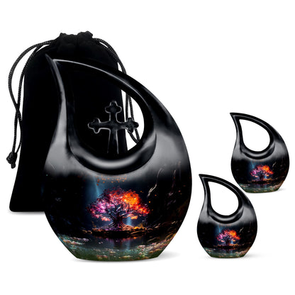 Enchanted Twilight Cross Drop urn