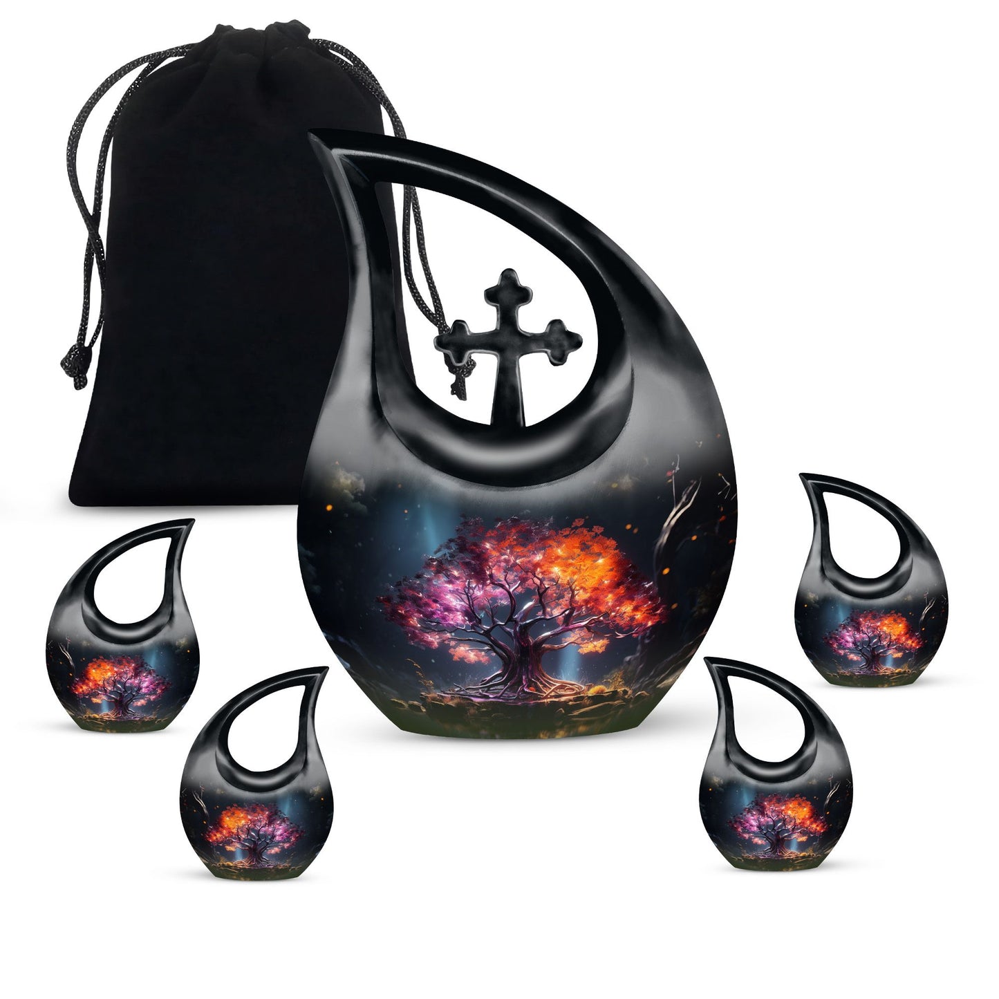 Mystical Arbor Lights Cremation Urn