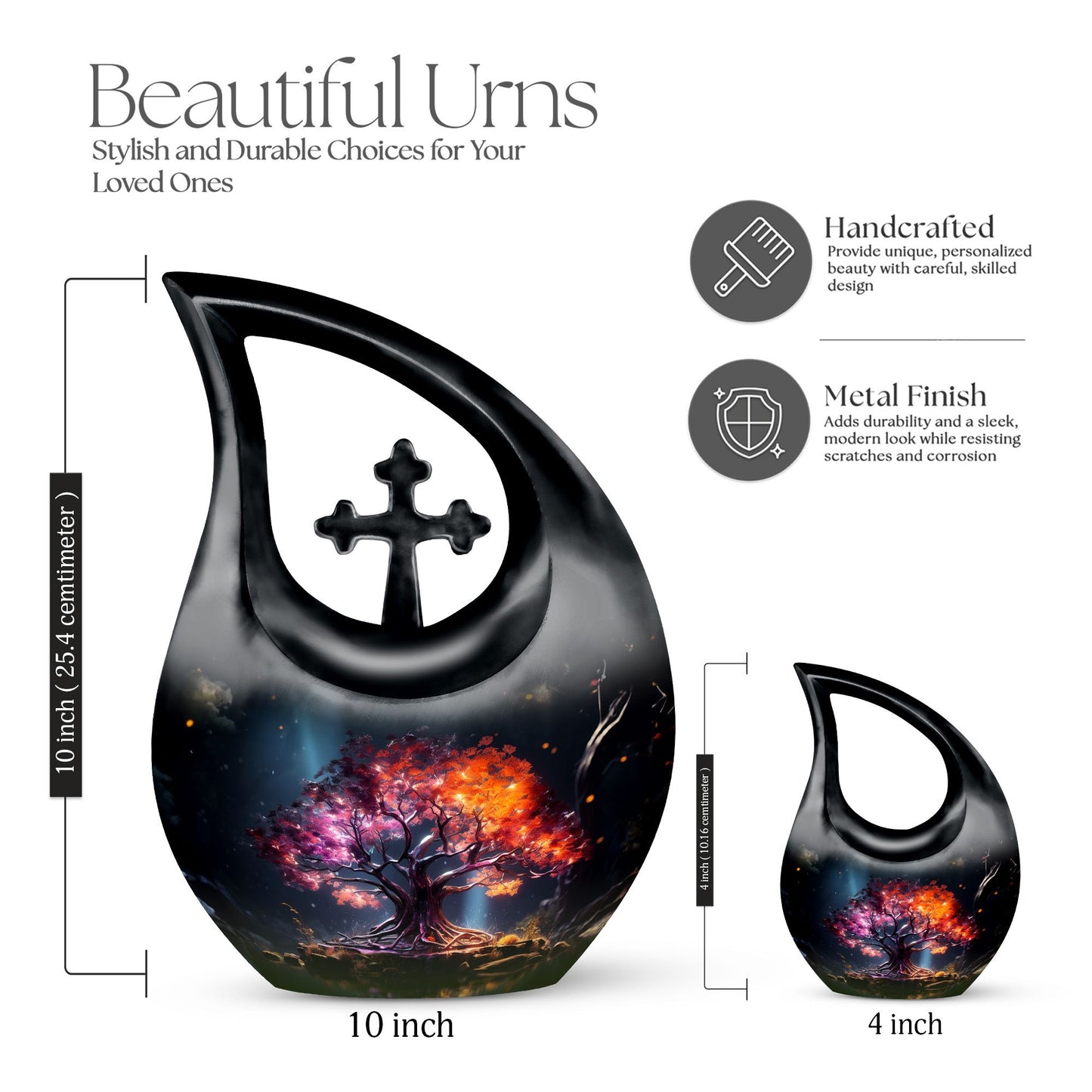 Mystical Arbor Lights Cremation Urn