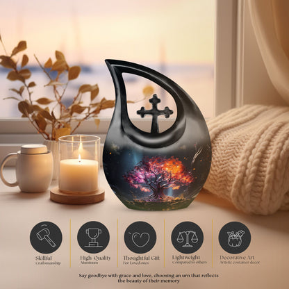 Mystical Arbor Lights Cremation Urn