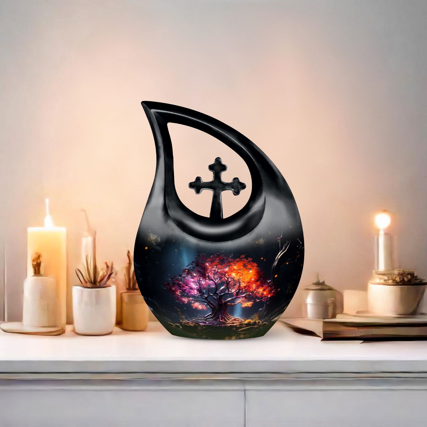 Mystical Arbor Lights Cremation Urn