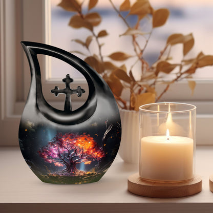 Mystical Arbor Lights Cremation Urn