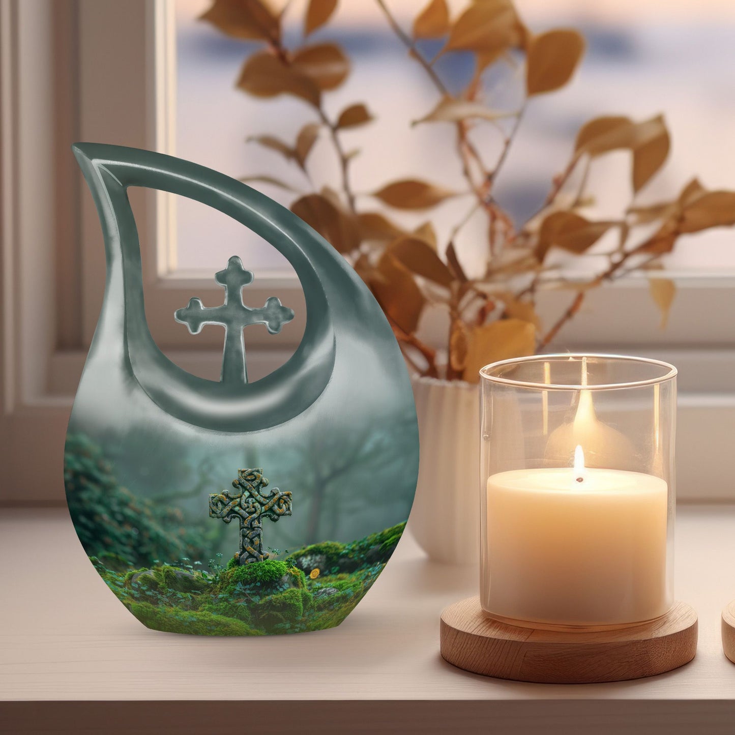 Mossy Solace Urn