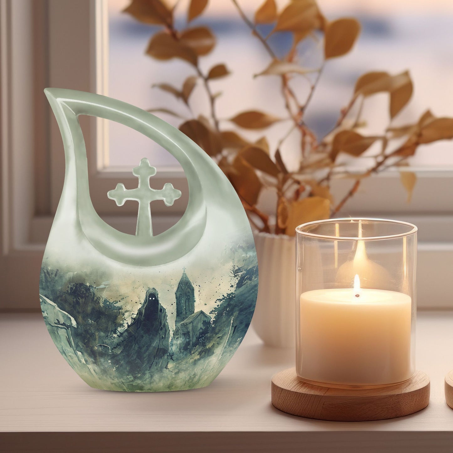Ethereal Haunt Large Urn for ashes