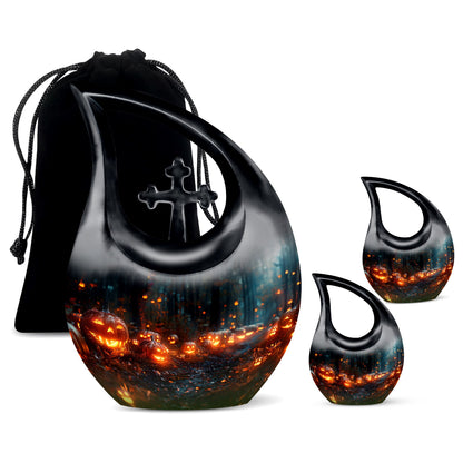 Autumn's Eerie Glow Urn