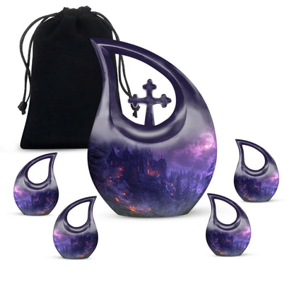 Custom Mystic Moonlit Manor Urn
