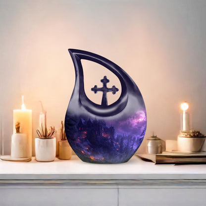 Custom Mystic Moonlit Manor Urn