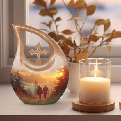 Dawn's Gentle Embrace Urn