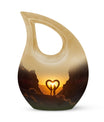 Desert Love Silhouette memorial urn