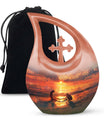 Sunset Heart Creation Memorial Urn for Ashes
