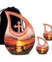 Sunset Heart Creation Memorial Urn for Ashes
