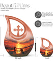 Sunset Heart Creation Memorial Urn for Ashes