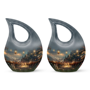 Small Urn Set of 2 -3