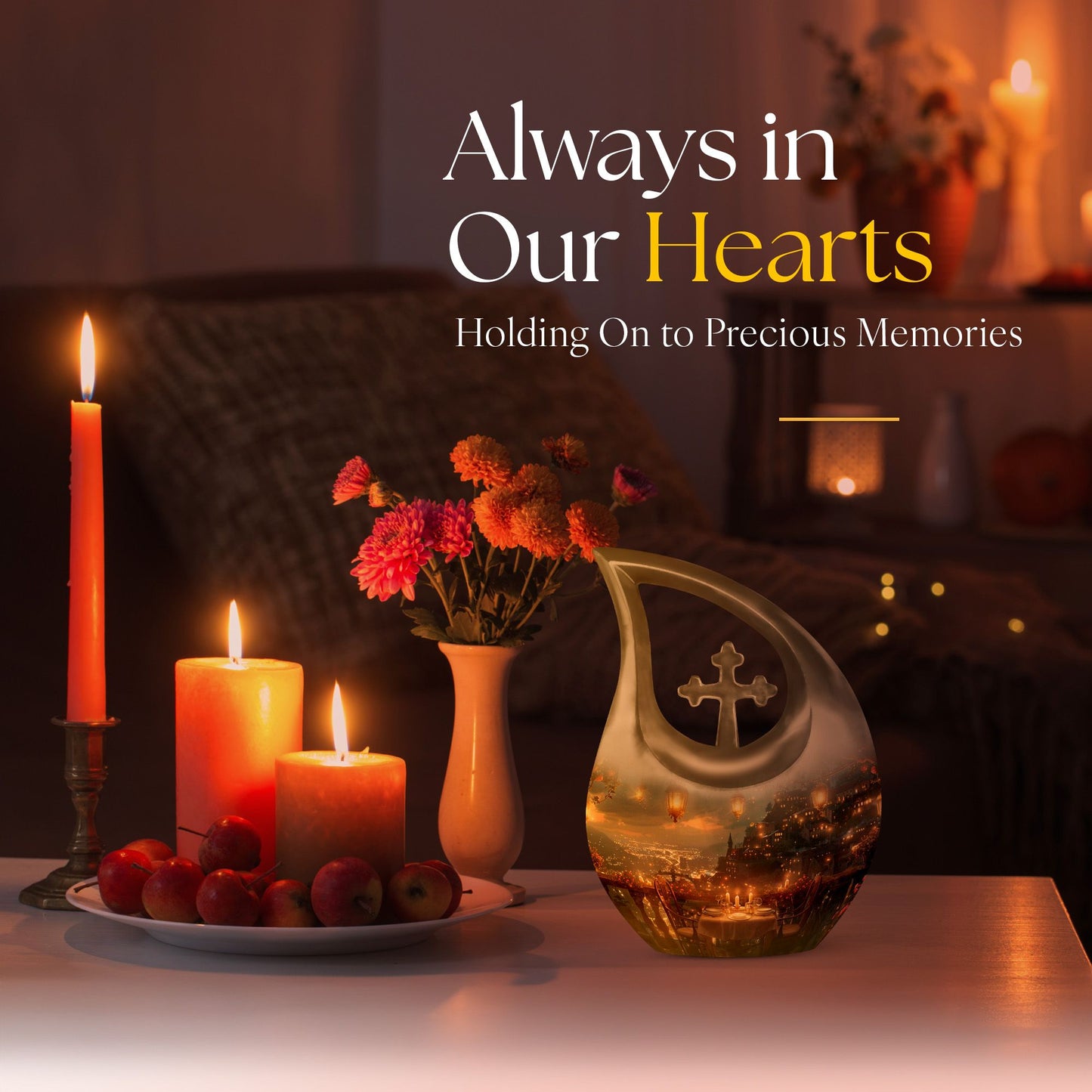 Romantic Dinner Theme Large Urn
