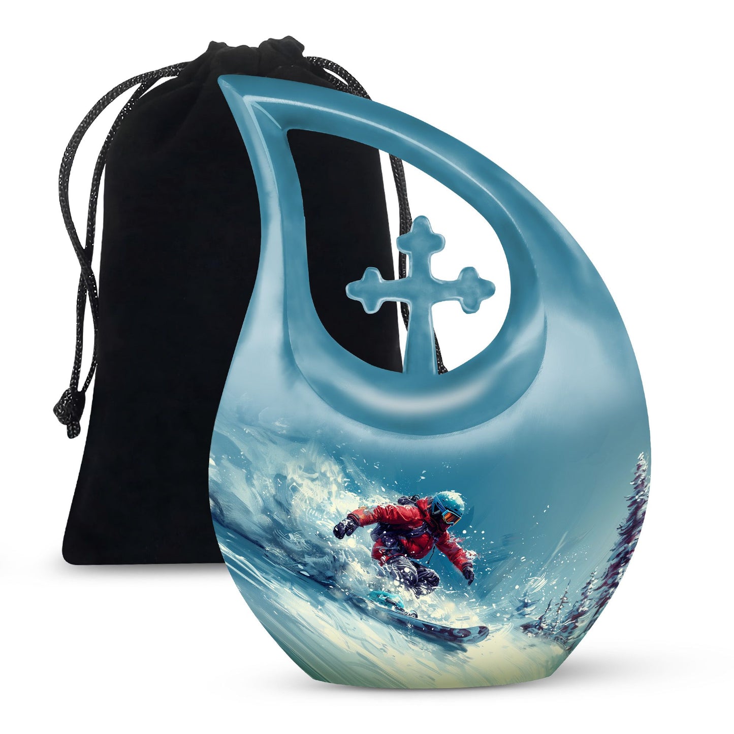 Snowboarding The Alpine Urn