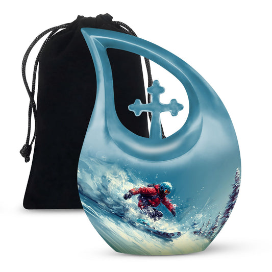 Snowboarding The Alpine Urn