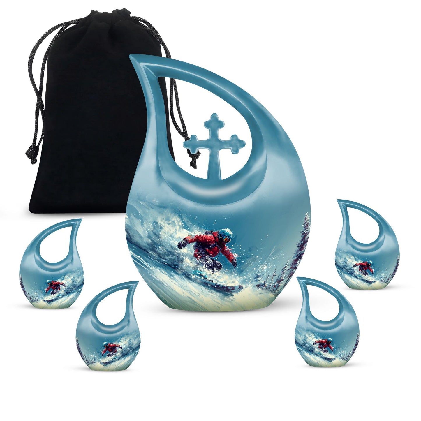 Snowboarding The Alpine Urn