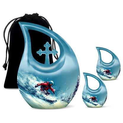 Snowboarding The Alpine Urn