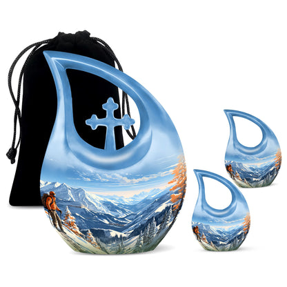 Winter Wanderlust Large Urn