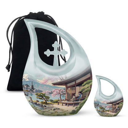 Fuji View large urn