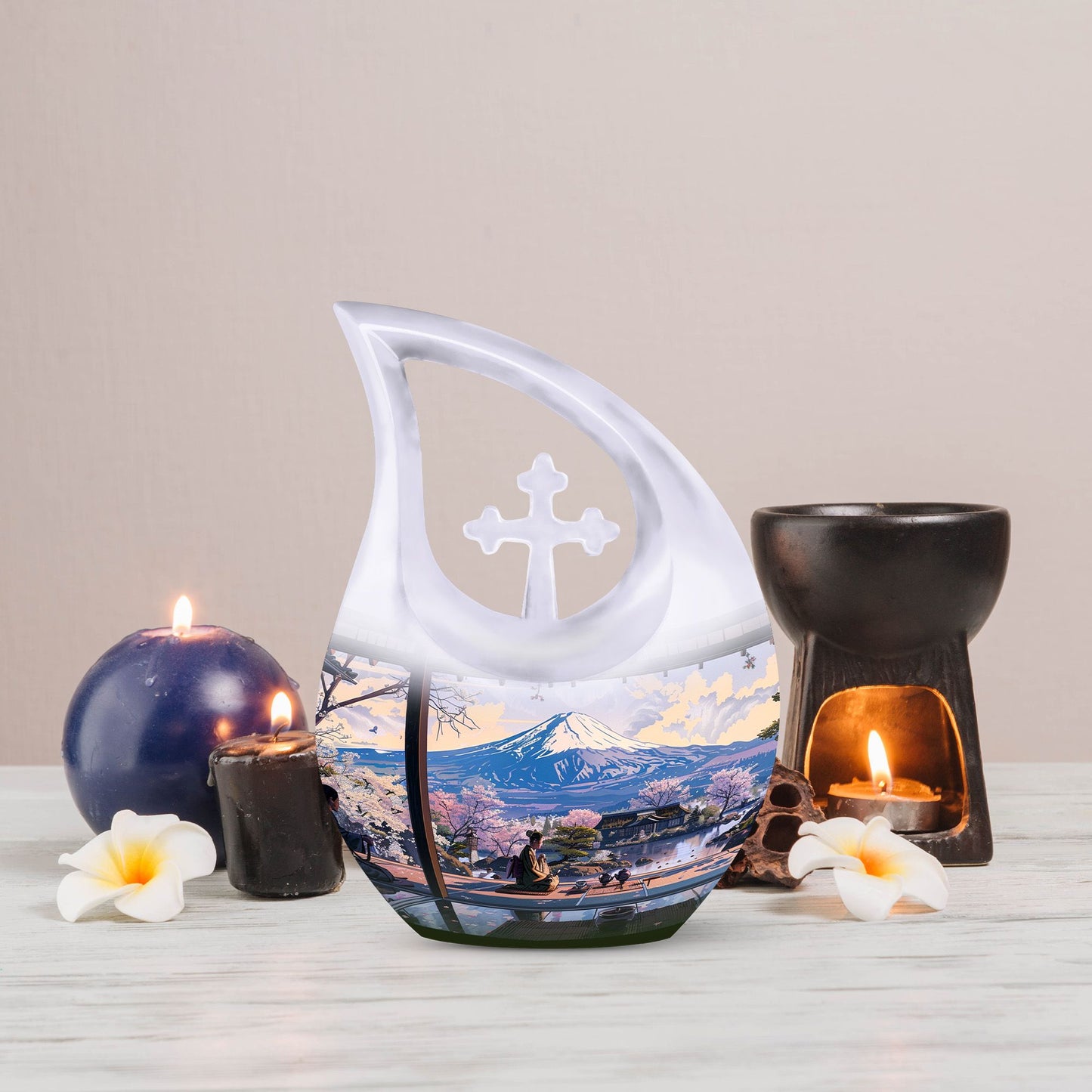 10-inch Fuji And The Urn