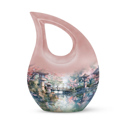 Spring Whispering Cross Drop custom urn