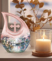 Spring Whispering Cross Drop custom urn
