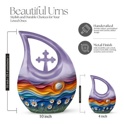 Cross Drop design A Symphony In Urn