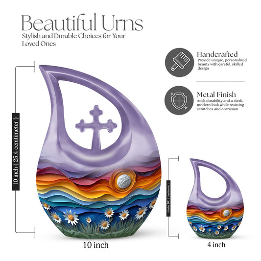 Cross Drop design A Symphony In Urn