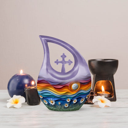 Cross Drop design A Symphony In Urn