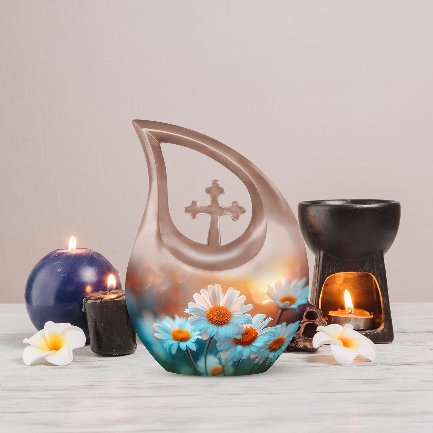 Double urn memorial