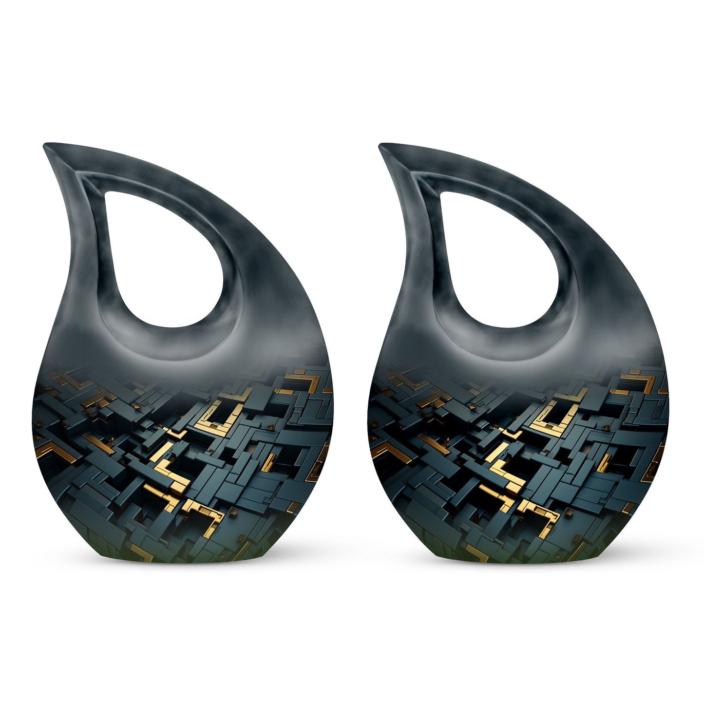 Circuitry Shimmer Urn