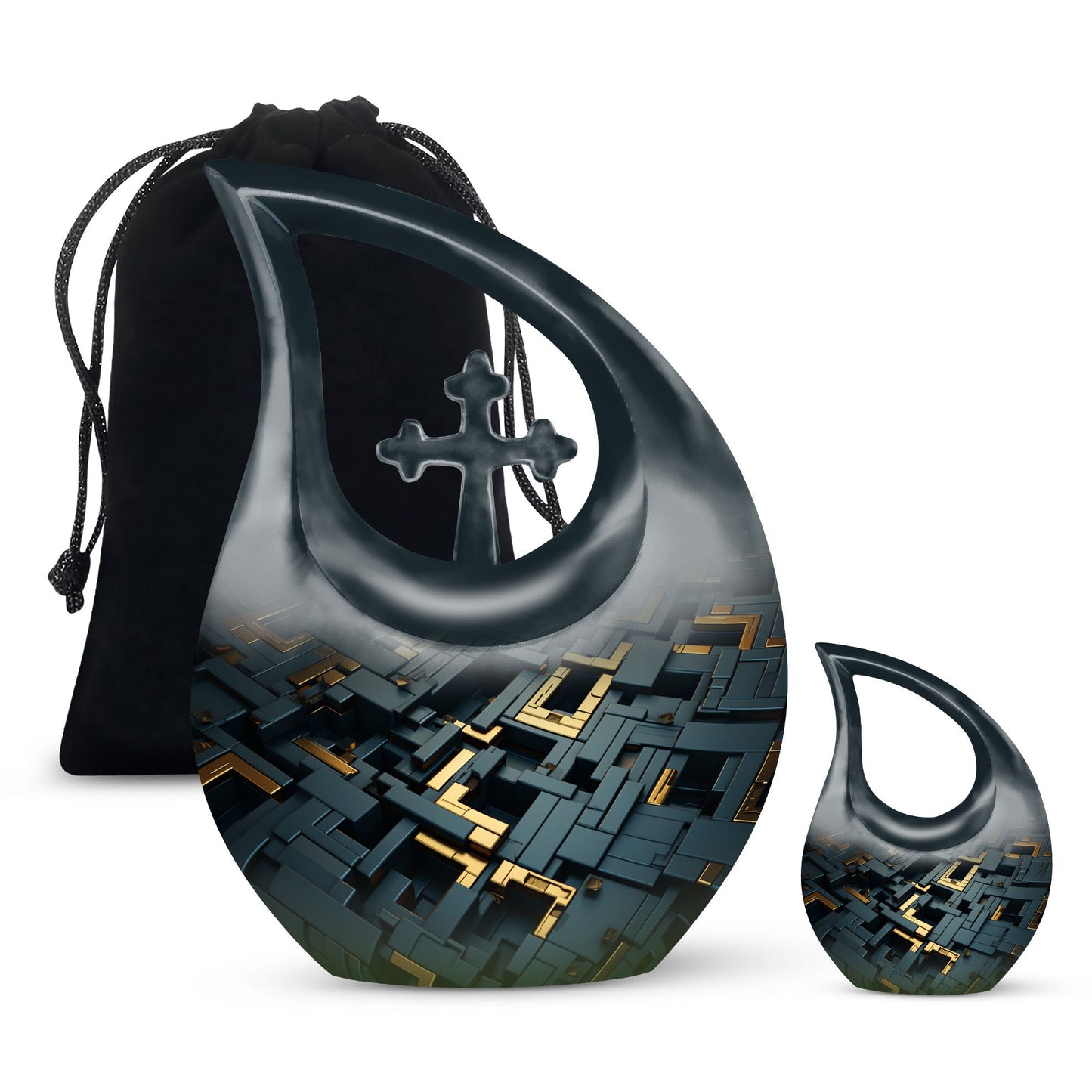 Circuitry Shimmer Urn