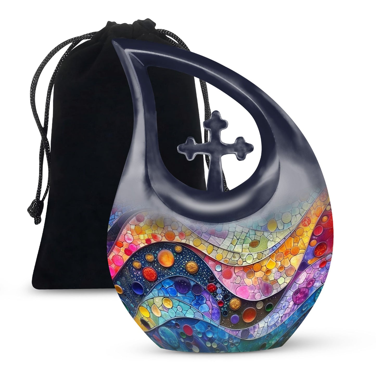 Kaleidoscopic Dreamscape Spectrum Urn