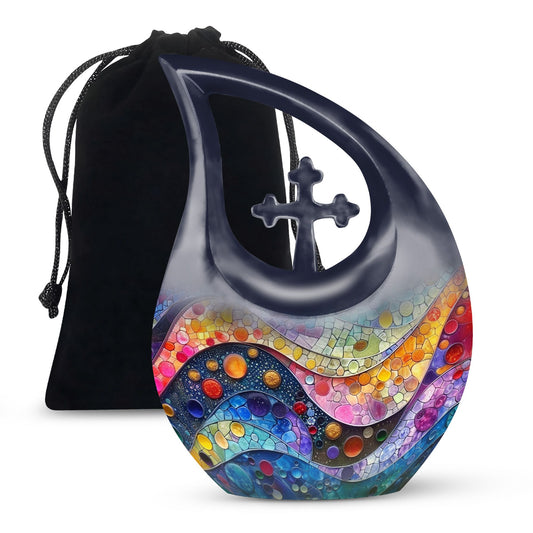 Kaleidoscopic Dreamscape Spectrum Urn