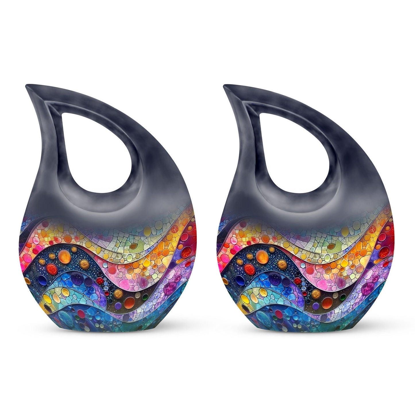 Kaleidoscopic Dreamscape Spectrum Urn