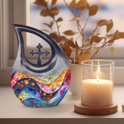 Kaleidoscopic Dreamscape Spectrum Urn