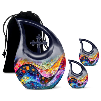 Kaleidoscopic Dreamscape Spectrum Urn