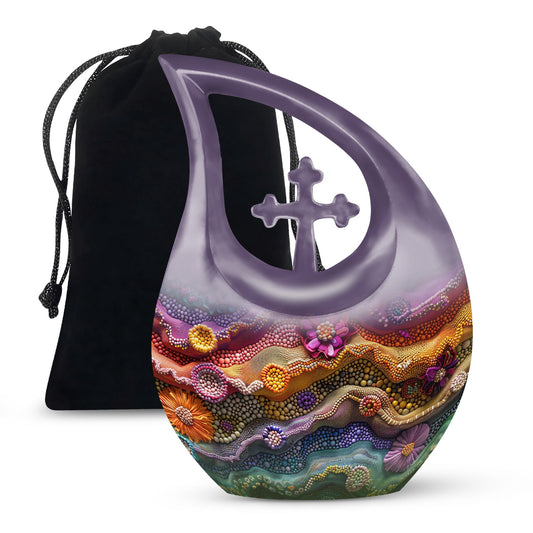 Beaded Waves Urn